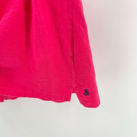 Joules Nessa hot pink tee t shirt shirt sleeve burnout 6 medium EUC - Picture 4 of 11